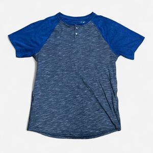 Urban pipeline grey and blue small size polo shirt